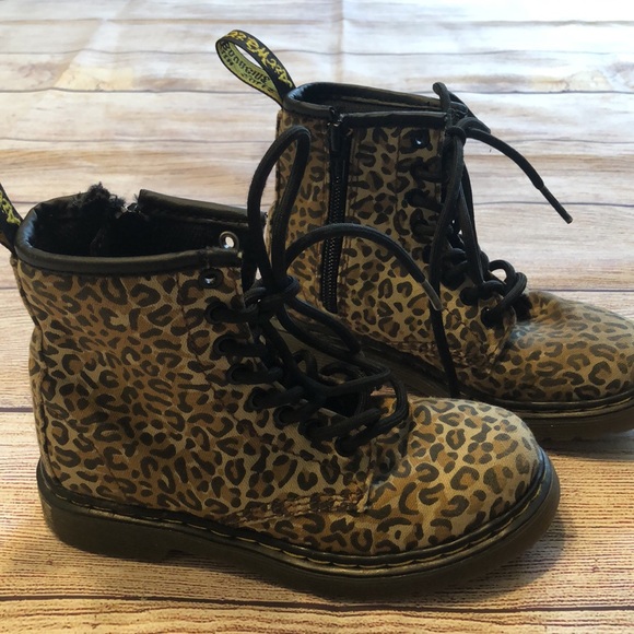Dr. Martens Other - Dr. Martens Kids Leopard Print Boots. Size 11.